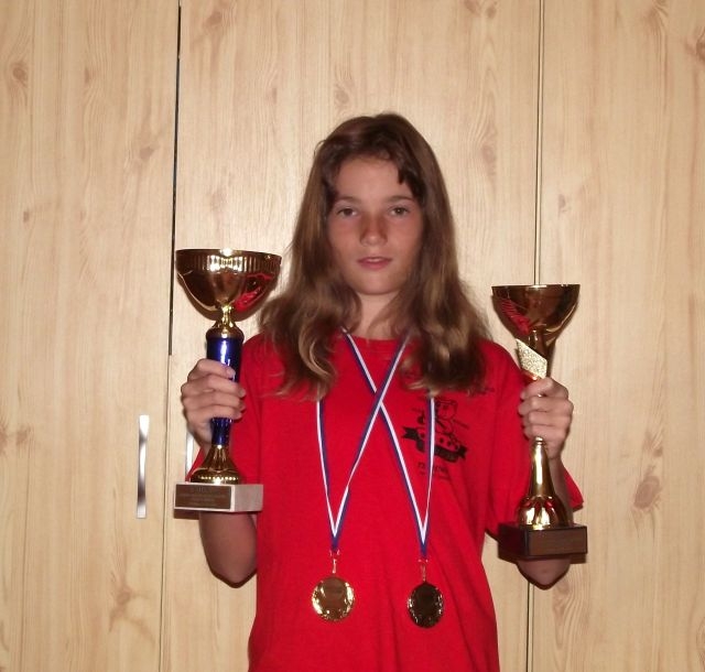 Zuzka Letošová - 1. miesto a 2. miesto - Majstrovstvá SR v letnom biatlone